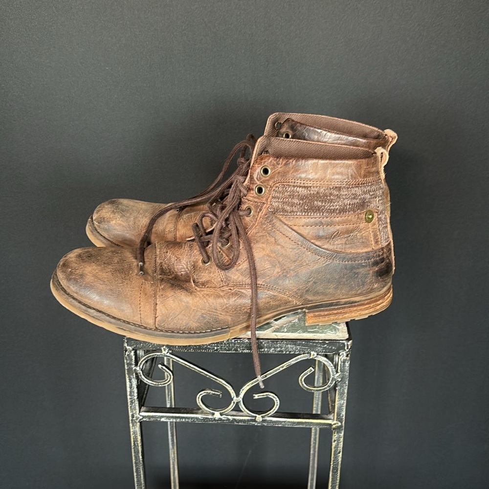 River Island brown men’s boots size 11